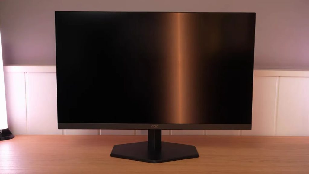 Matte screen finish