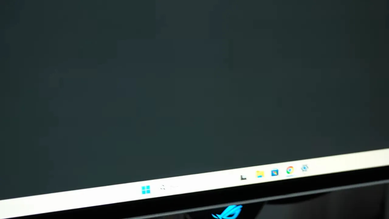 Banding en grises visible en la pantalla del Asus ROG Swift PG27AQWP-W