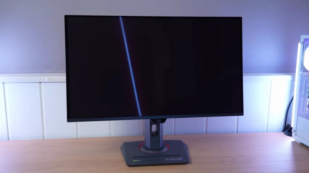 Reflections on the glossy QD-OLED finish