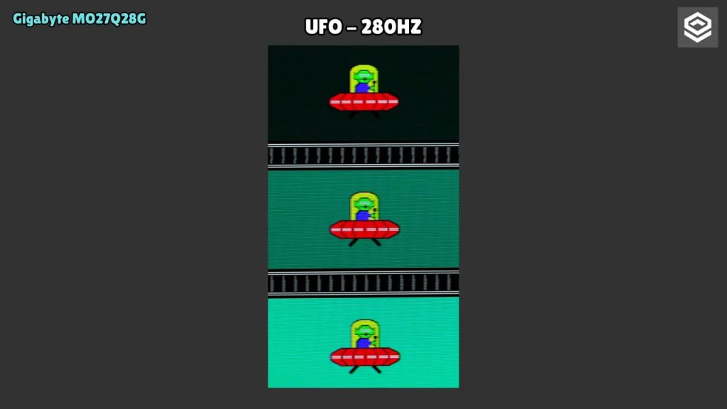 Motion clarity at 280 Hz