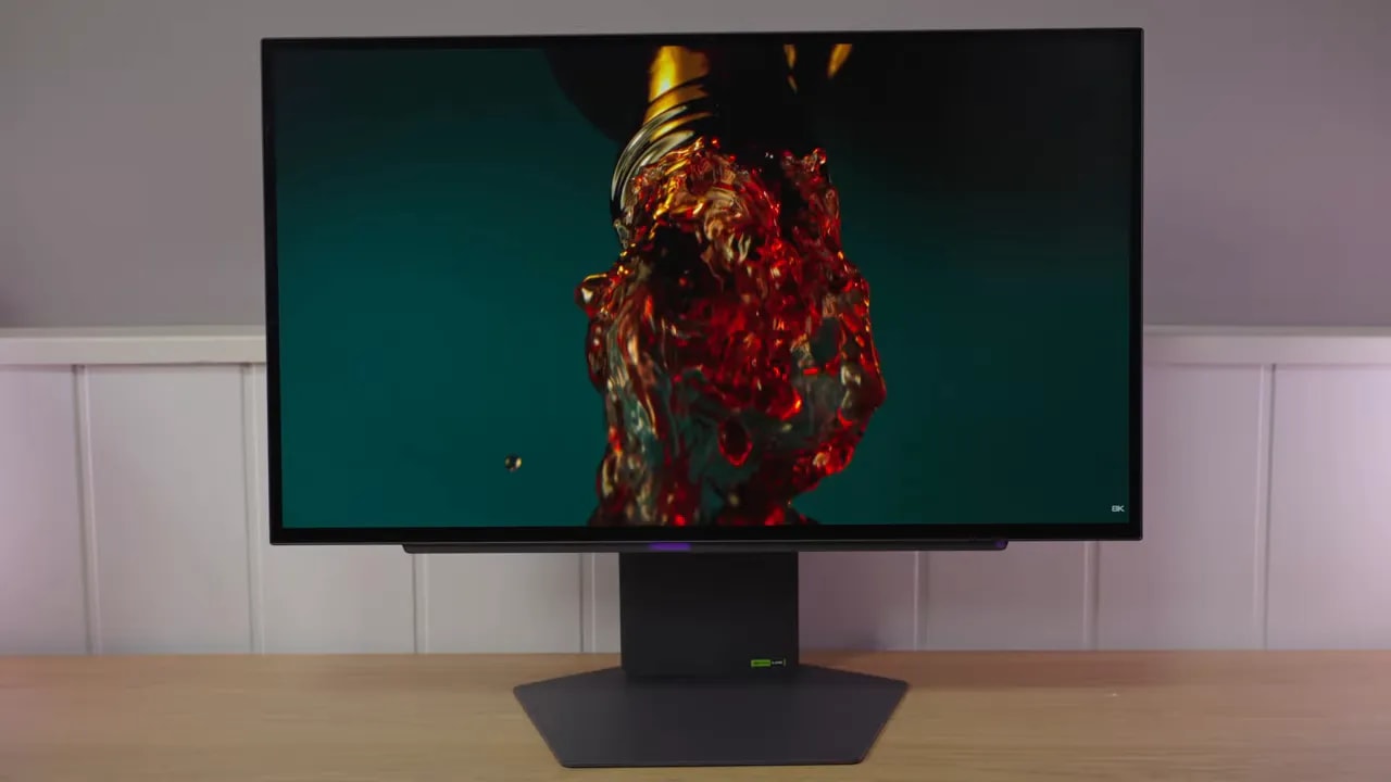 LG 27GX790A con la escena centrada en pantalla tras calibración
