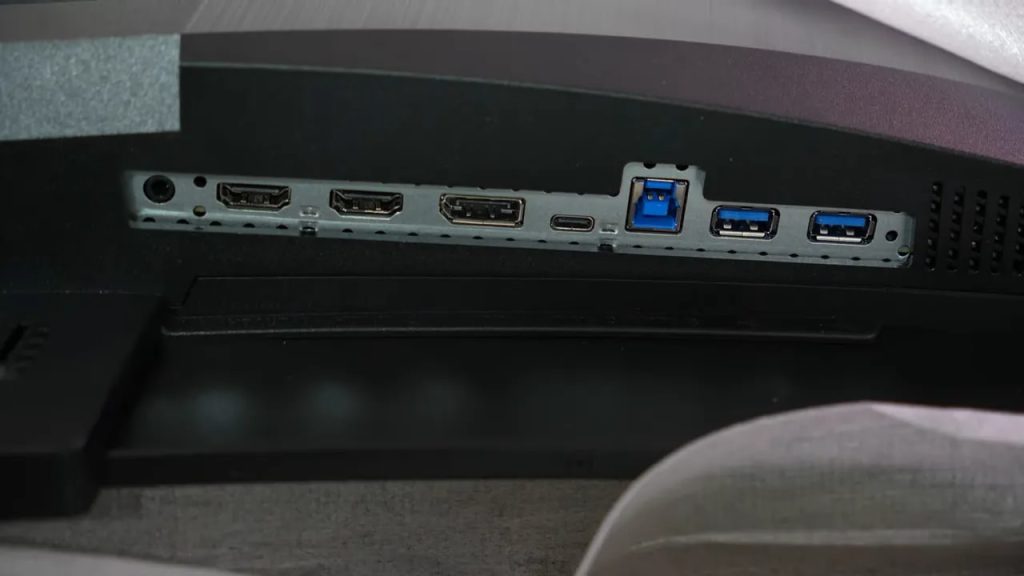 MSI MPG 341CQR X36 connectivity