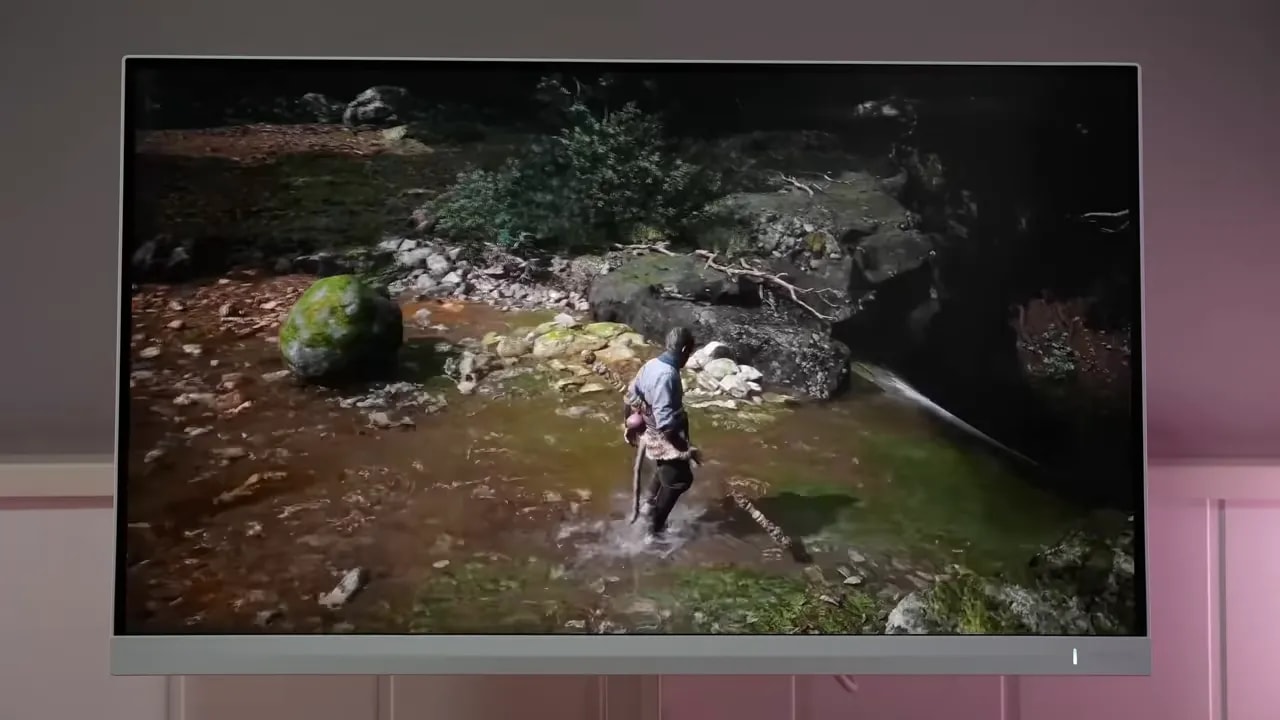 Philips Evnia 27M2N3501PA en funcionamiento mostrando gameplay