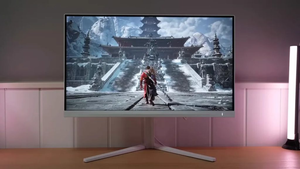 Philips Evnia 27M2N3501PA a tamaño completo mostrando gameplay en pantalla
