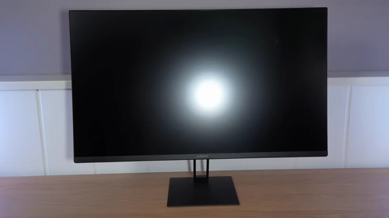 Reflejo en la pantalla del Xiaomi G27Qi con tratamiento antirreflejos mate
