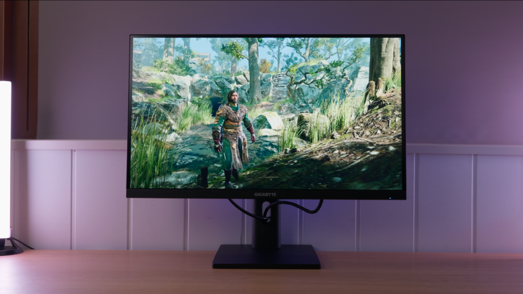 Gigabyte G27Q3: Vista frontal.