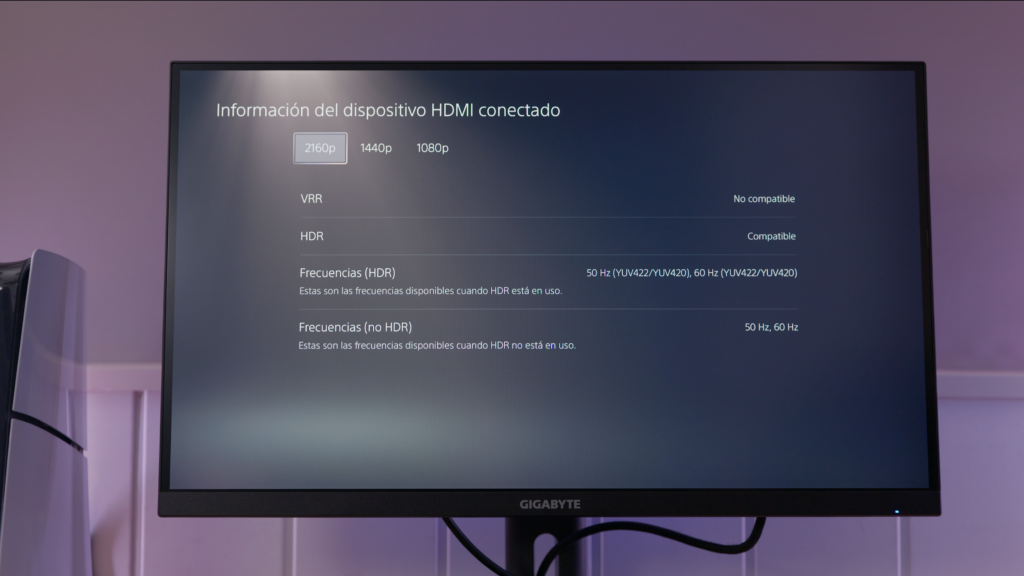 Gigabyte G27Q3: PS5 · 4K.