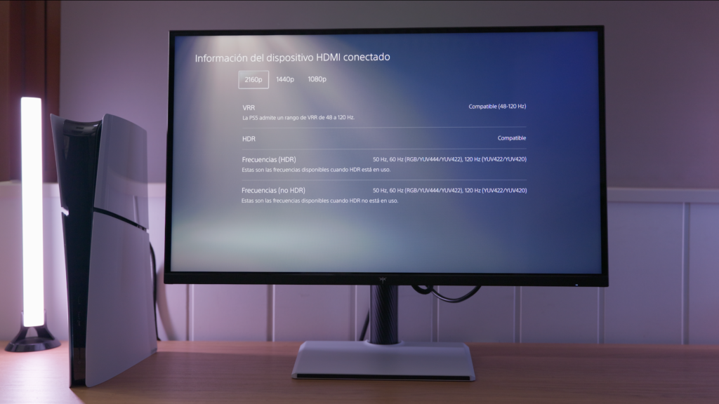 KTC M27P6S: PS5 · 4K / HDR / VRR.